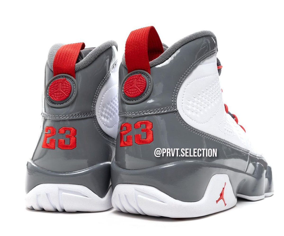 Air Jordan 9 Fire Red Cool Grey CT8019-162 Release Date