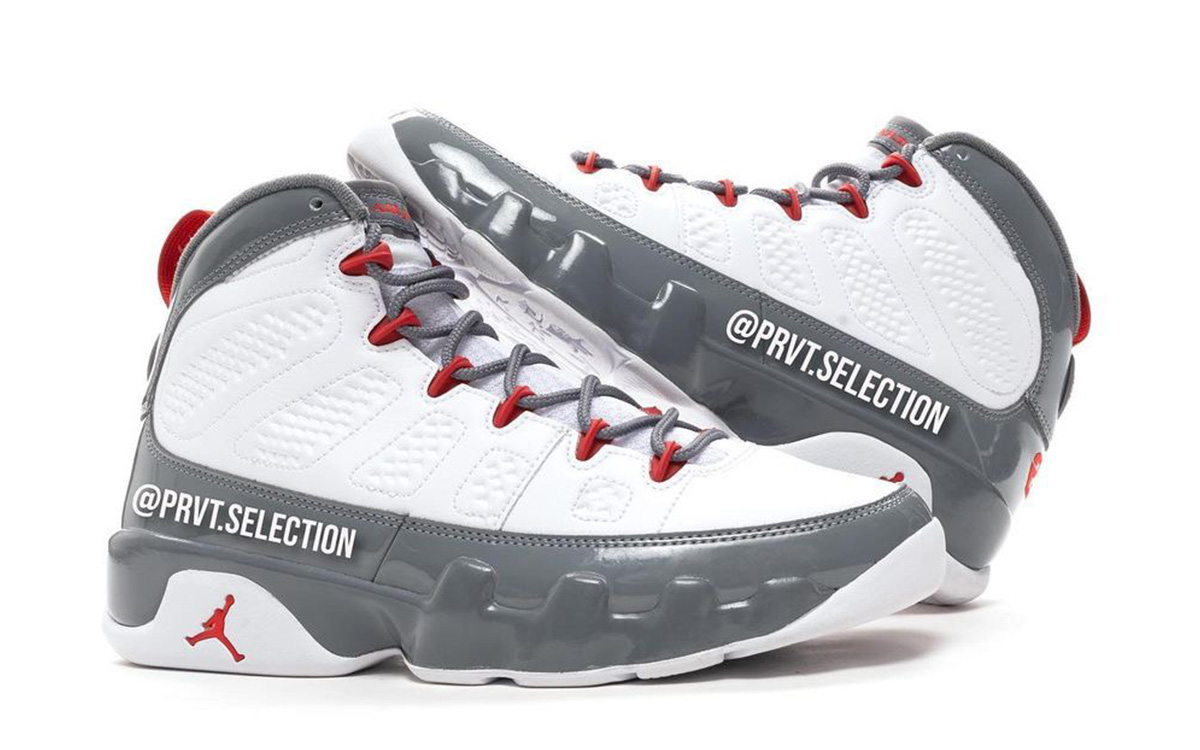 Air Jordan 9 Fire Red Cool Grey CT8019-162 Release Date