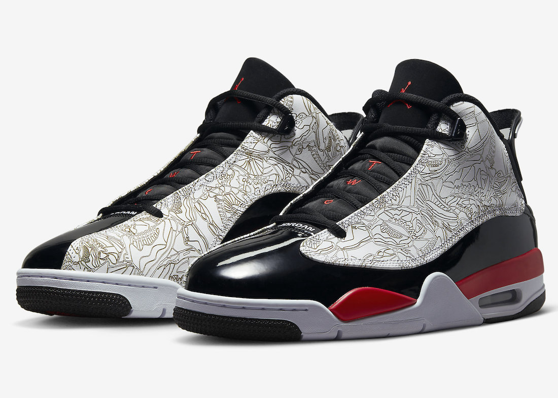 Jordan Dub Zero Black Red White 311046-162 Release Date