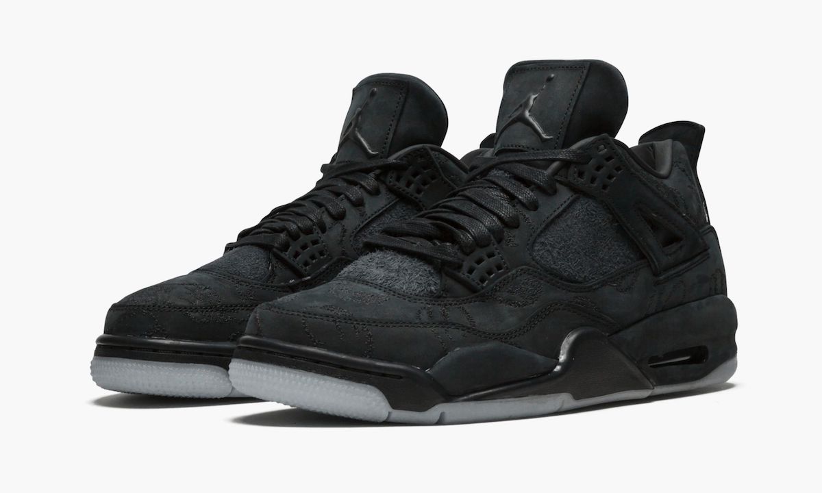 KAWS Air Jordan 4 Black