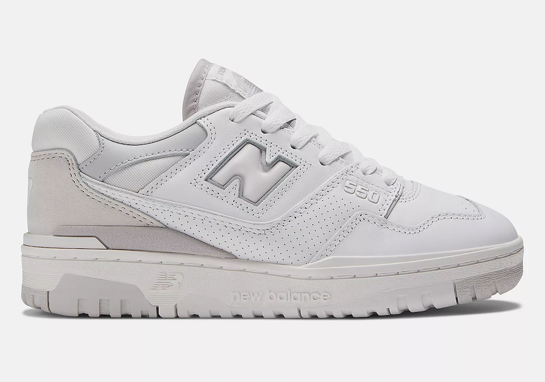 New Balance 550 White Rain Cloud Light Aluminum BBW550CB Release Date