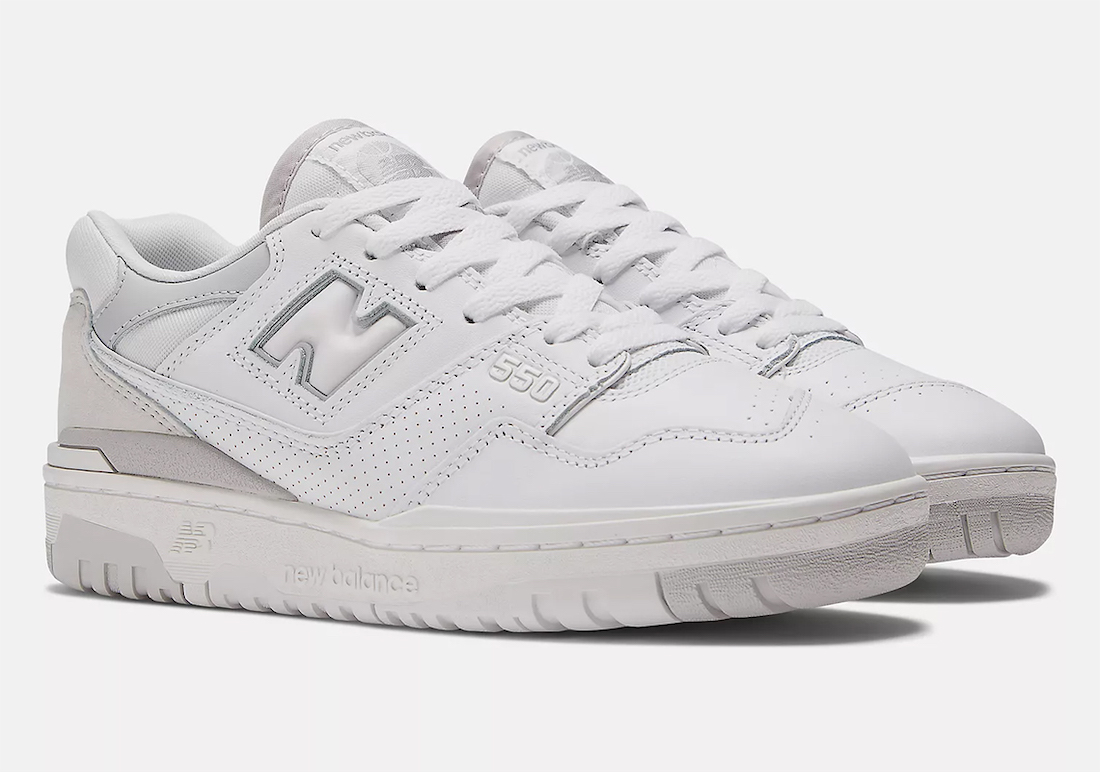 New Balance 550 White Rain Cloud Light Aluminum BBW550CB Release Date