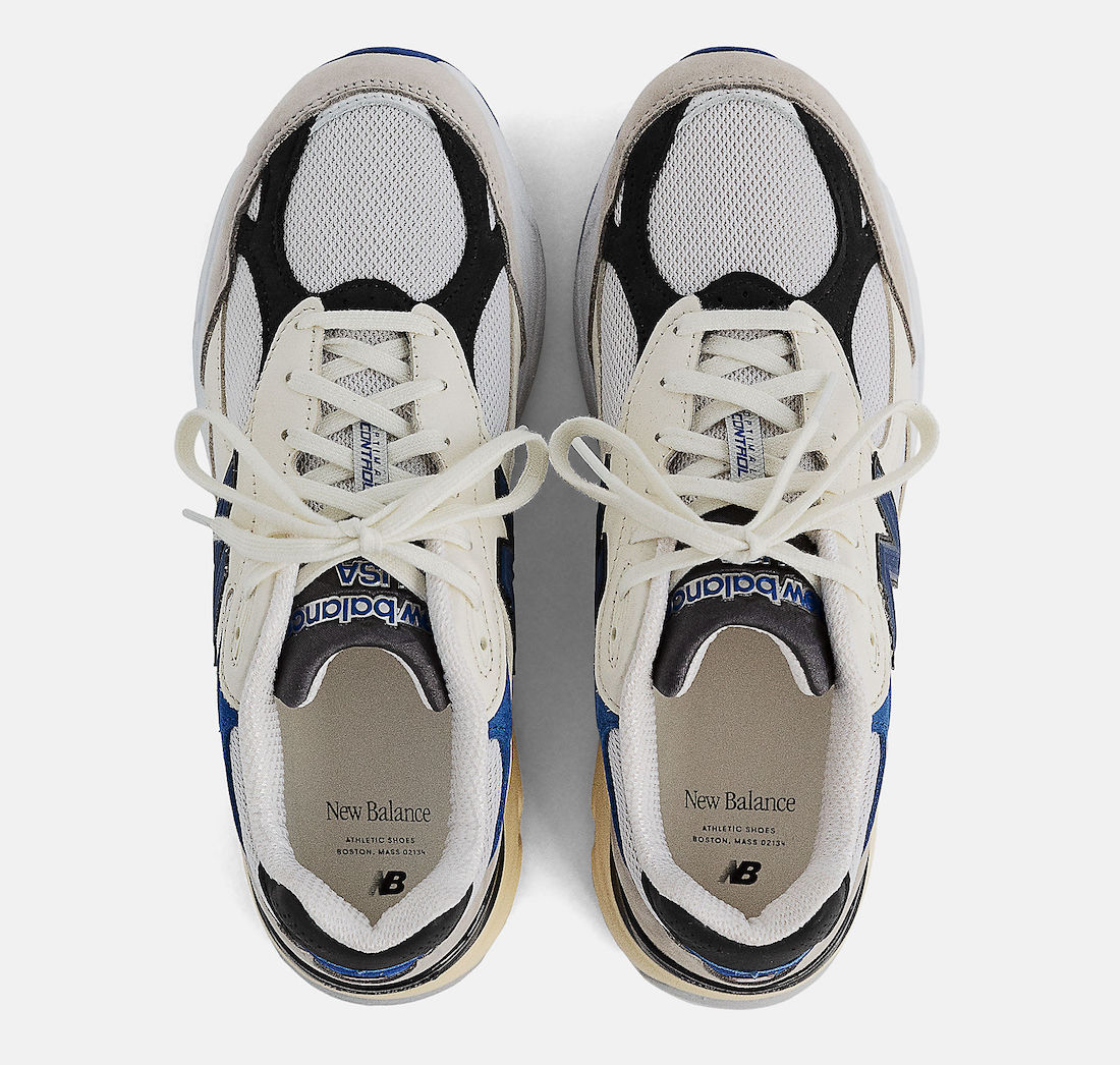 New Balance 990v3 Made in USA White Blue M990WB3 Release Date Price