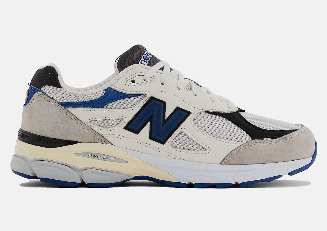 New Balance 990v3 Made in USA White Blue M990WB3 Release Date Price