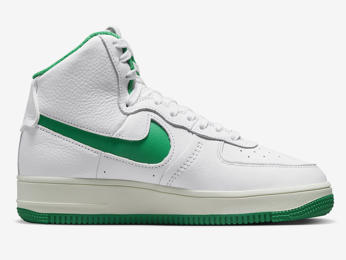 Nike Air Force 1 High Sculpt White Green DQ5007-100 Release Date