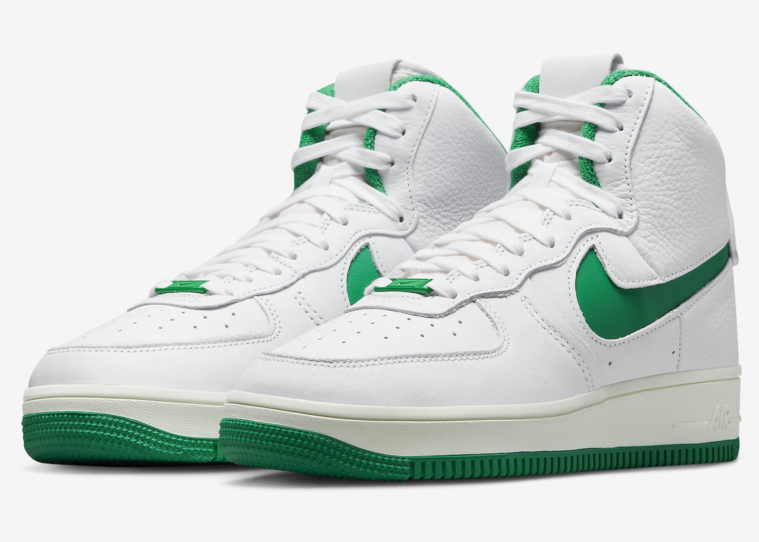 Nike Air Force 1 High Sculpt White Green DQ5007-100 Release Date