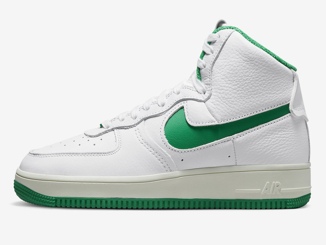 Nike Air Force 1 High Sculpt White Green DQ5007-100 Release Date