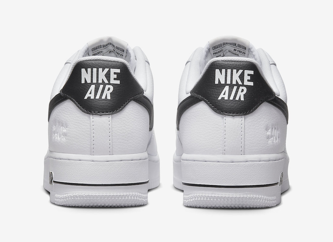 Nike Air Force 1 Low 40th Anniversary White Black DQ7658-100 Release Date
