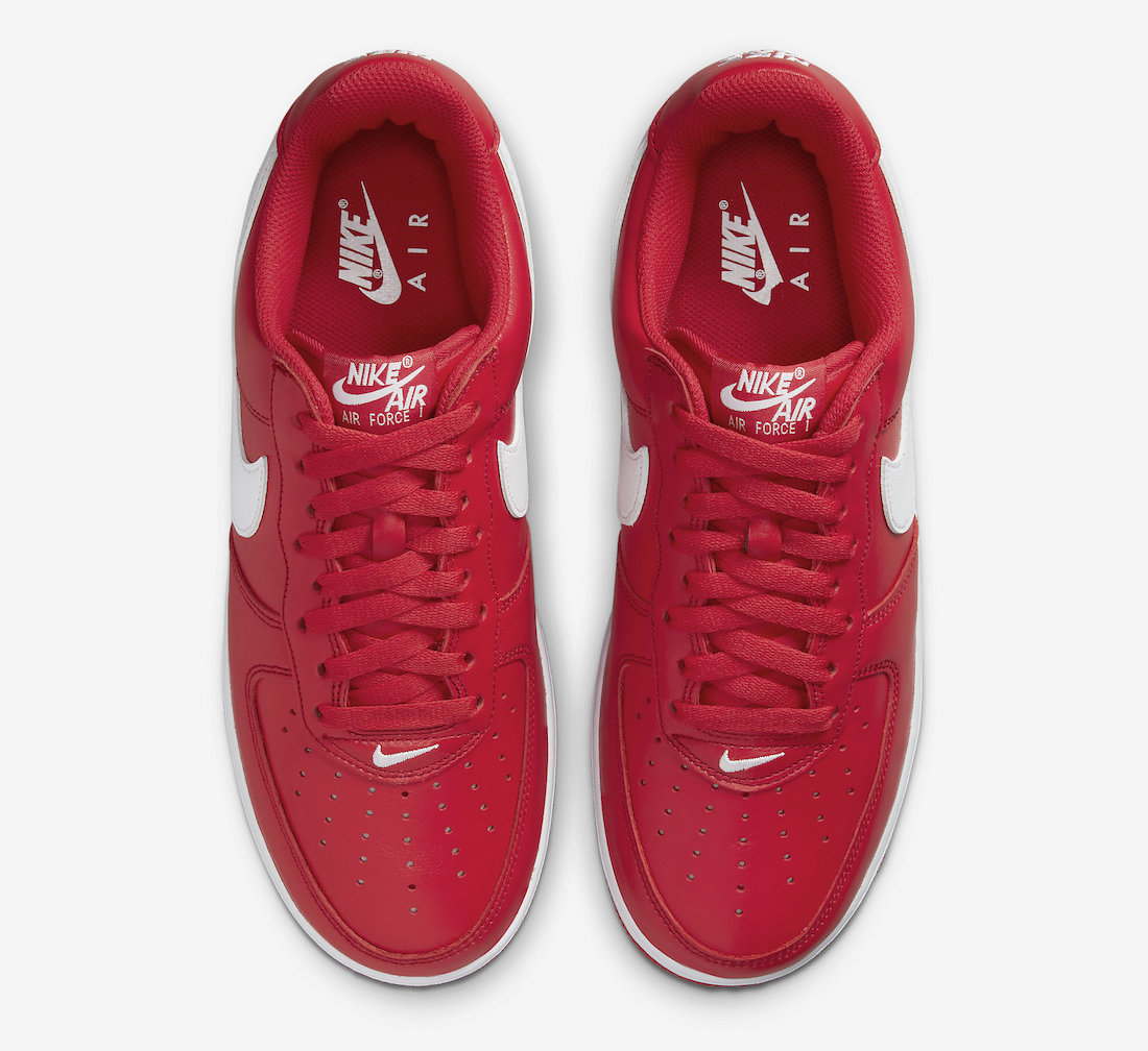 Nike Air Force 1 Low Color of the Month Red White FD7039-600 Release Date