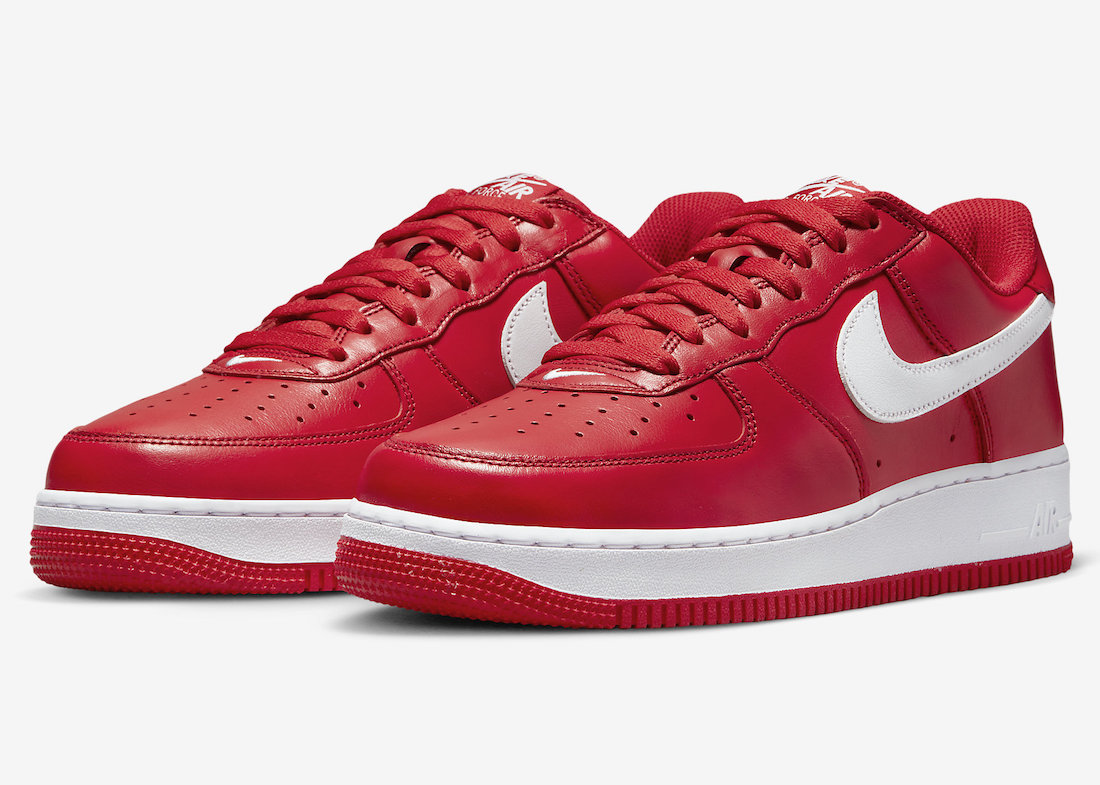 Nike Air Force 1 Low Color of the Month Red White FD7039-600 Release Date