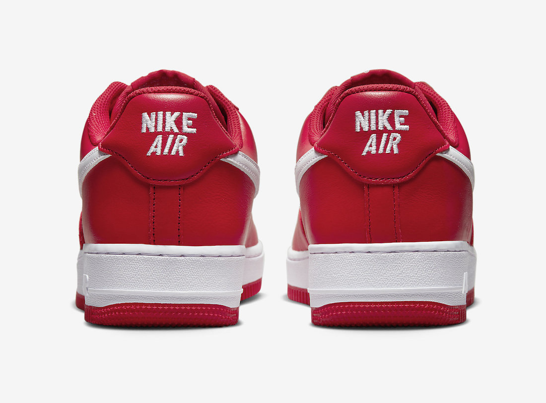 Nike Air Force 1 Low Color of the Month Red White FD7039-600 Release Date