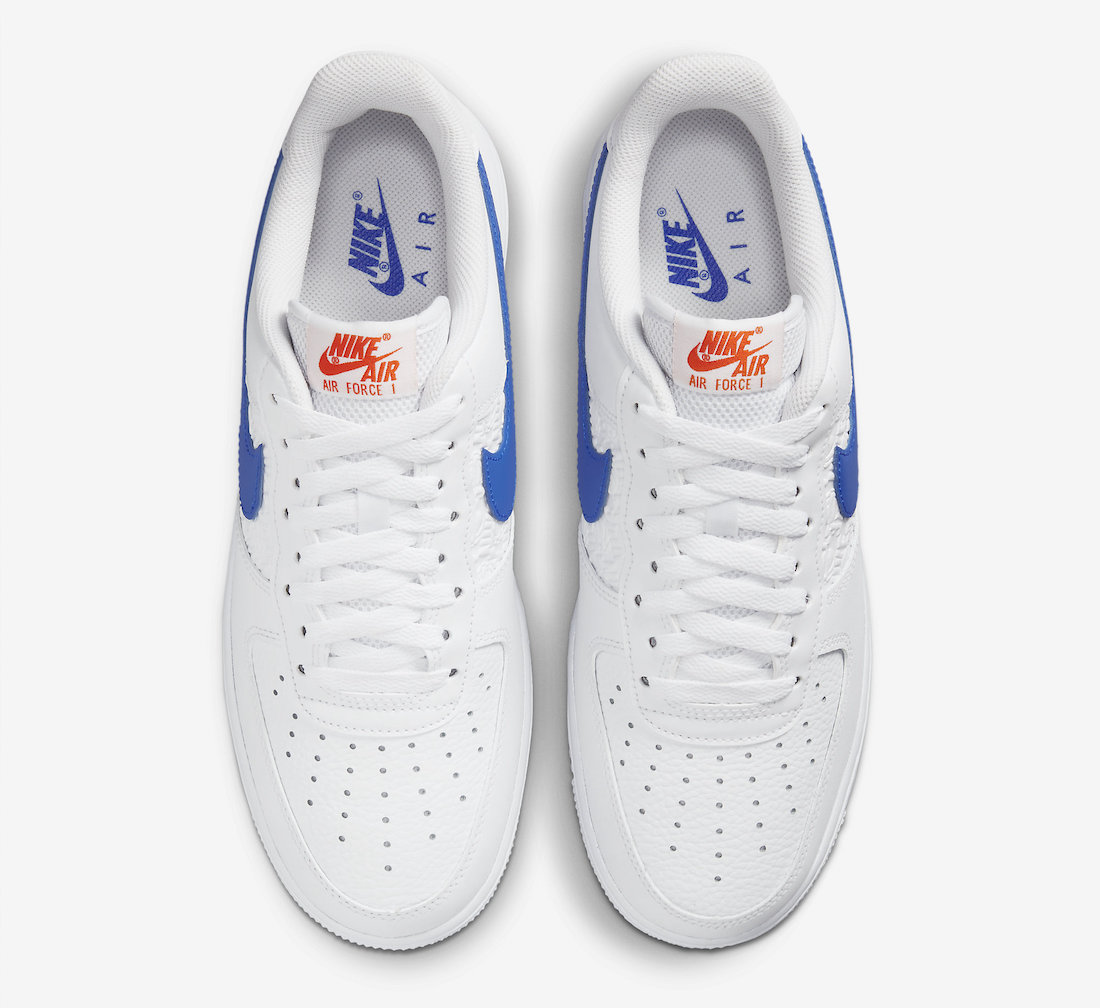 Nike Air Force 1 Low Hoops White Blue FD0667-100 Release Date