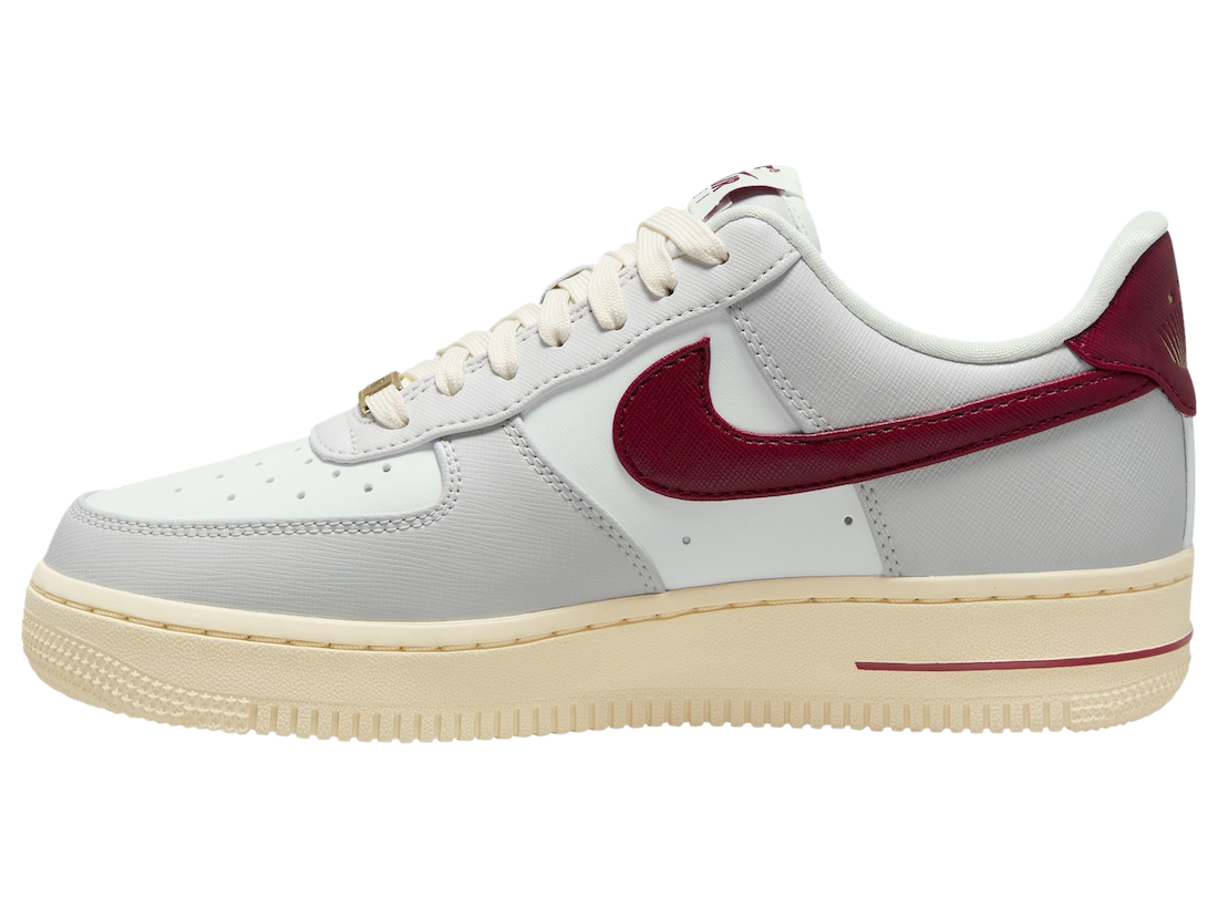 Nike Air Force 1 Low Photon Dust Team Red Summit White Muslin DV7584-001 Release Date