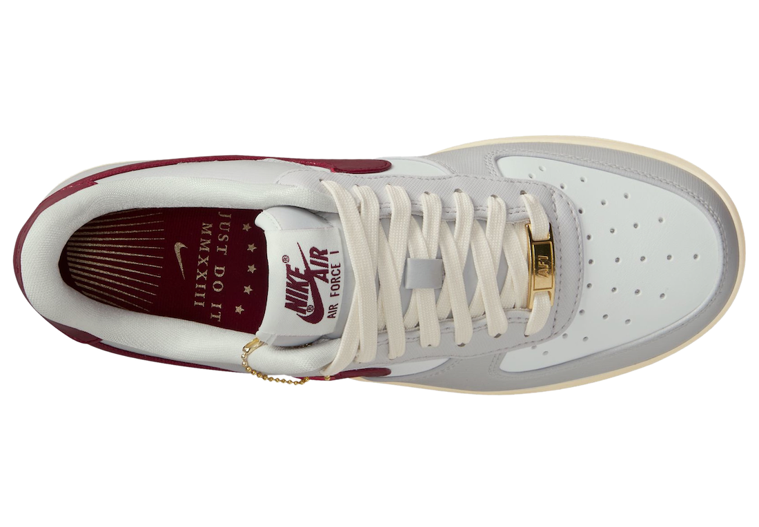 Nike Air Force 1 Low Photon Dust Team Red Summit White Muslin DV7584-001 Release Date