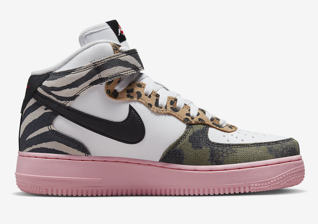 Nike Air Force 1 Mid Animal Instinct DZ4841-100 Release Date