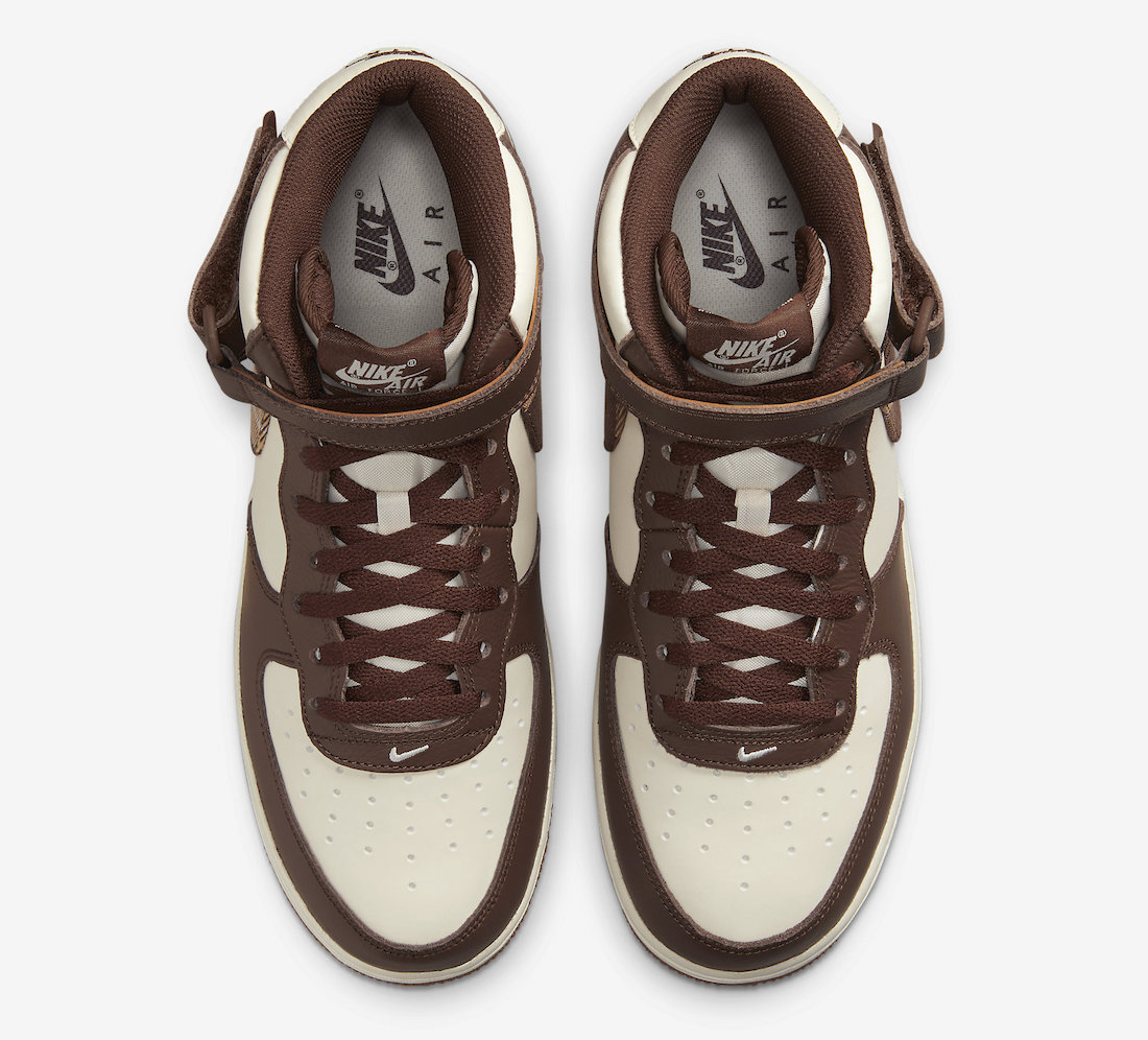 Nike Air Force 1 Mid Brown Plaid DV0792-100 Release Date