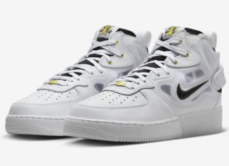 耐克Air Force 1 Mid React的 “白色 “版本曝光