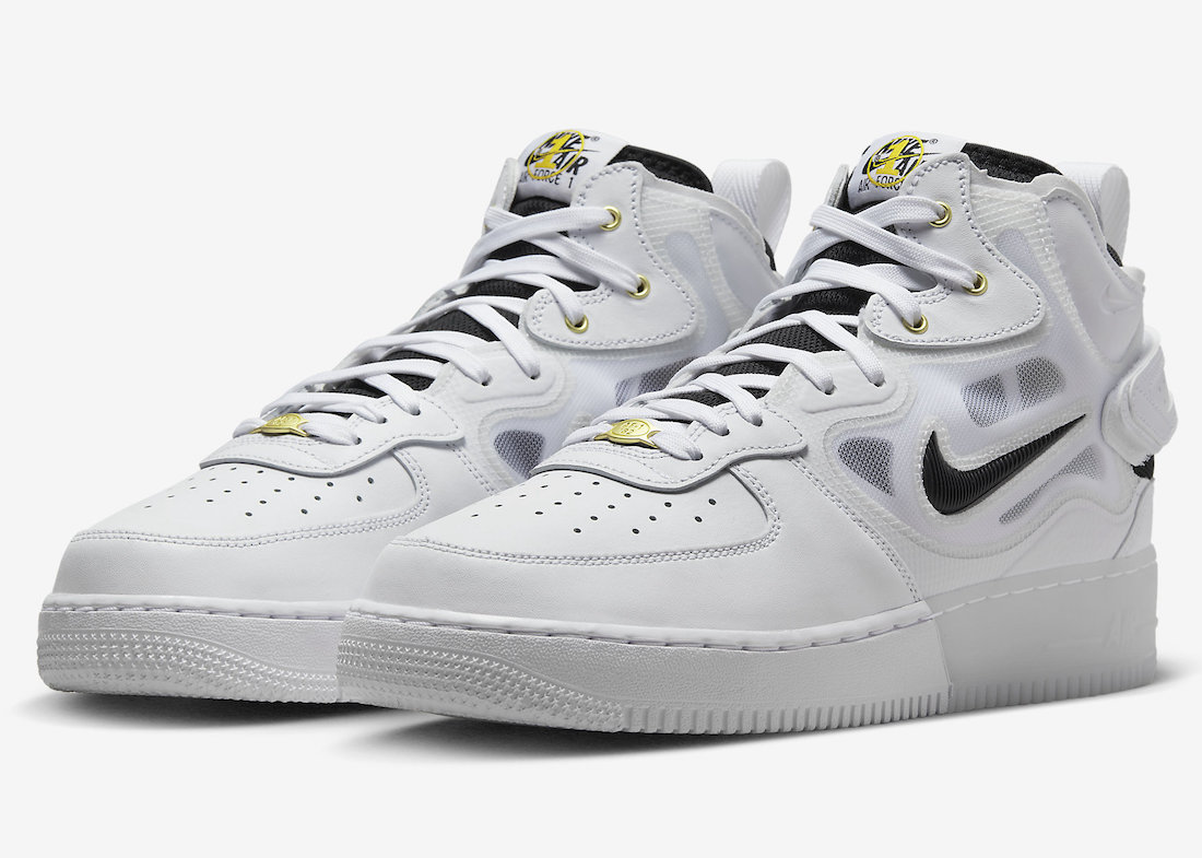 Nike Air Force 1 Mid React White DQ7668-100 Release Date