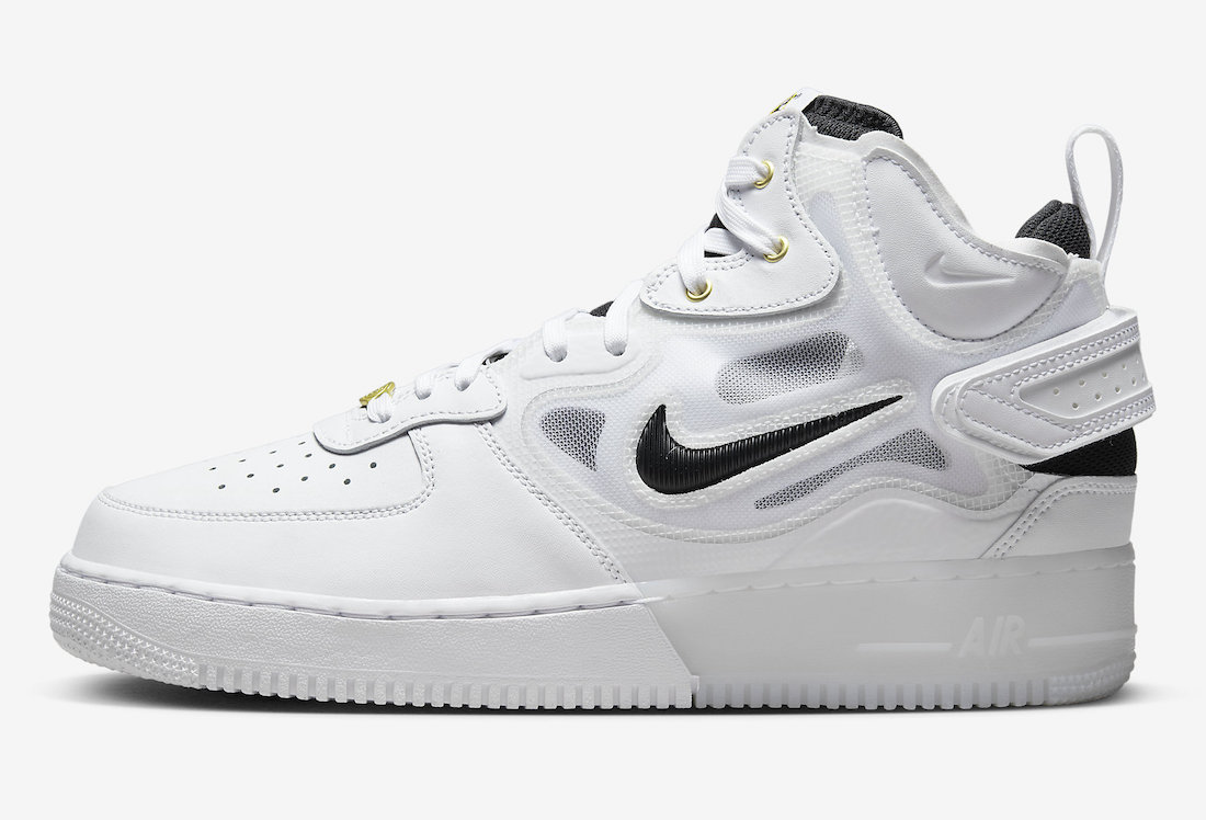 Nike Air Force 1 Mid React White DQ7668-100 Release Date