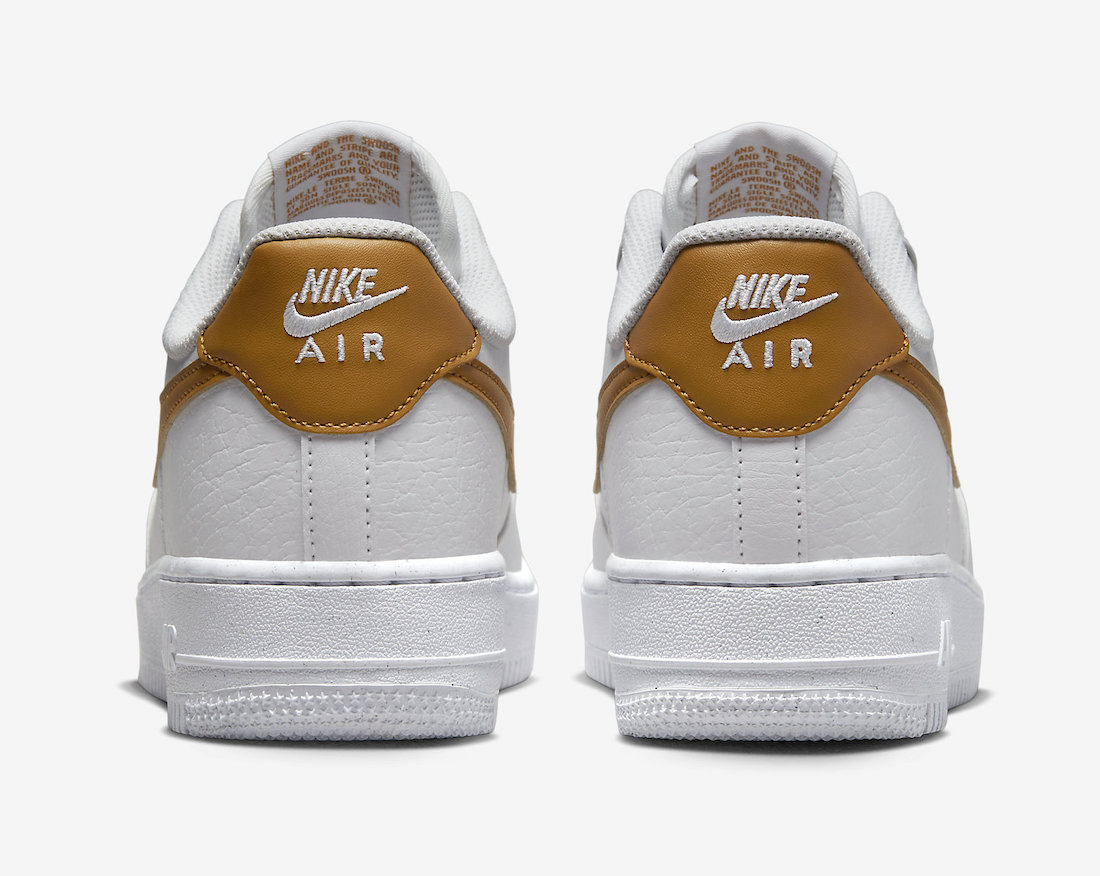 Nike Air Force 1 Next Nature White Gold Suede DN1430-104 Release Date