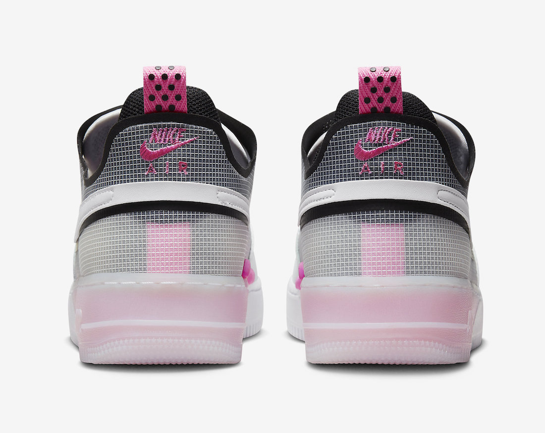 Nike Air Force 1 React White Black Pink DV0808-100 Release Date Nike Air Force 1 React White Black Pink DV0808-100 Release Date