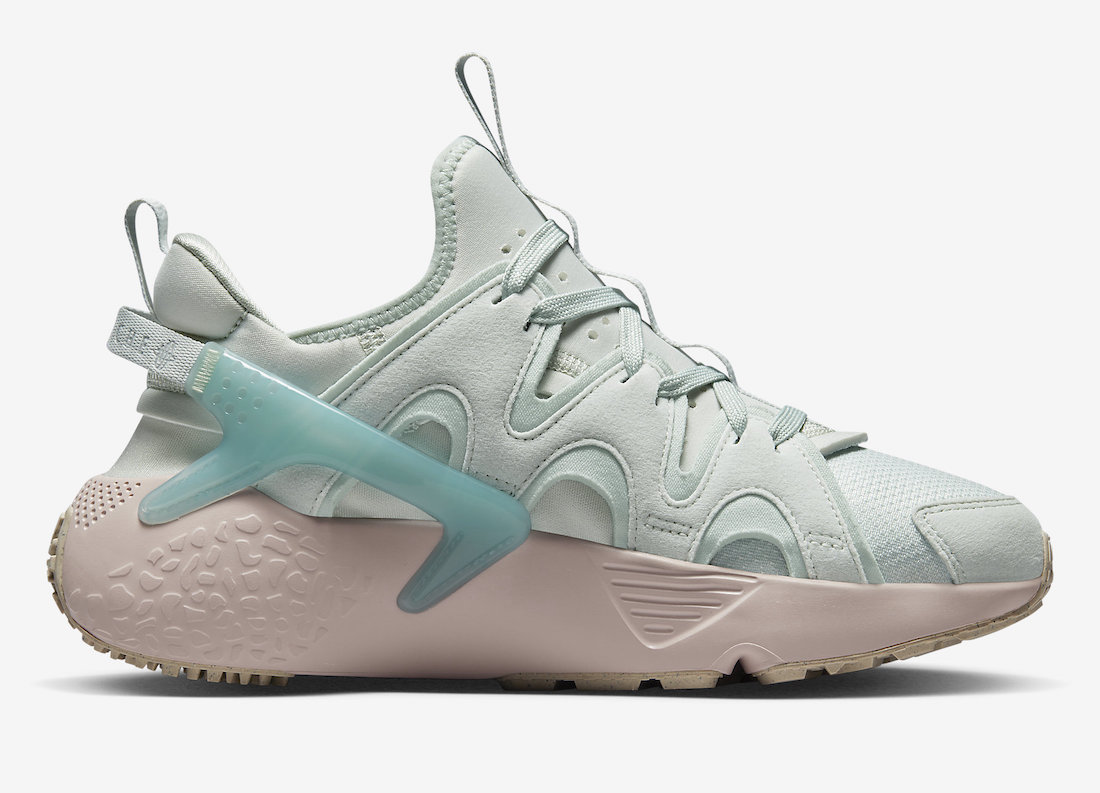 Nike Air Huarache Craft Light Silver Citron Tint Ocean Bliss Pink Oxford DQ8031-002 Release Date