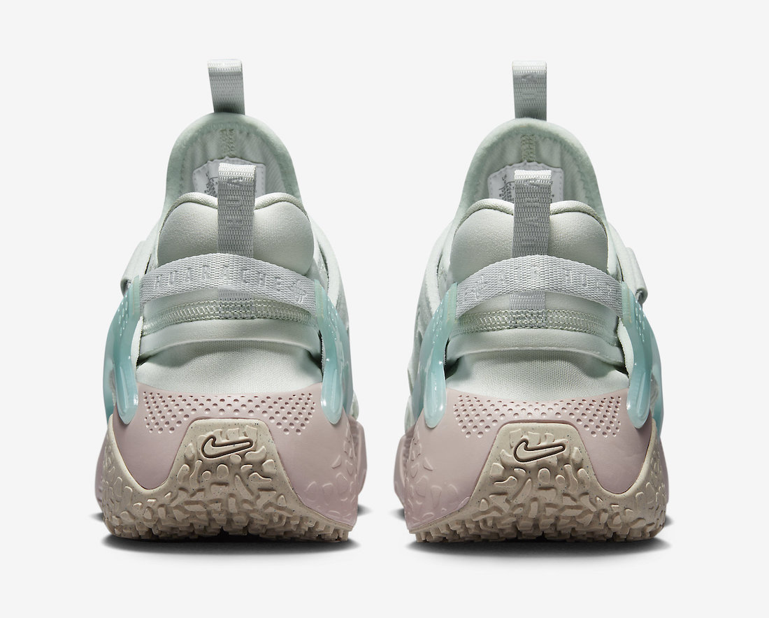 Nike Air Huarache Craft Light Silver Citron Tint Ocean Bliss Pink Oxford DQ8031-002 Release Date