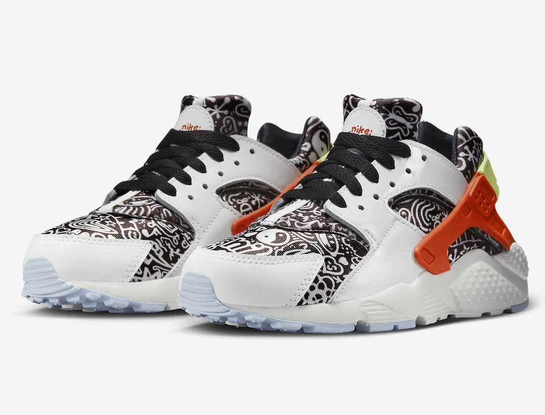 Nike Air Huarache GS Doodle DV2243-100 Release Date