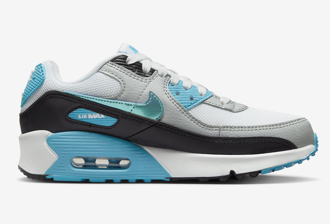 Nike Air Max 90 GS Laser Blue Metallic FD0678-100 Release Date