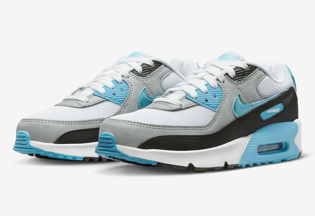 Nike Air Max 90 GS Laser Blue Metallic FD0678-100 Release Date