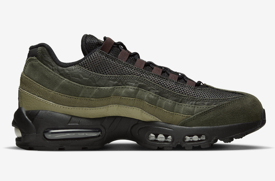 Nike Air Max 95 Black Earth Sequoia Cargo Khaki FD0652-001 Release Date