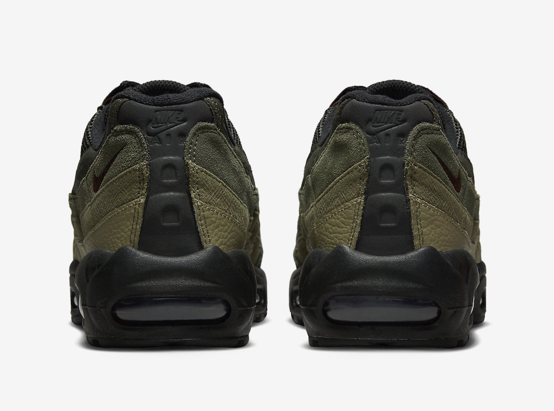 Nike Air Max 95 Black Earth Sequoia Cargo Khaki FD0652-001 Release Date