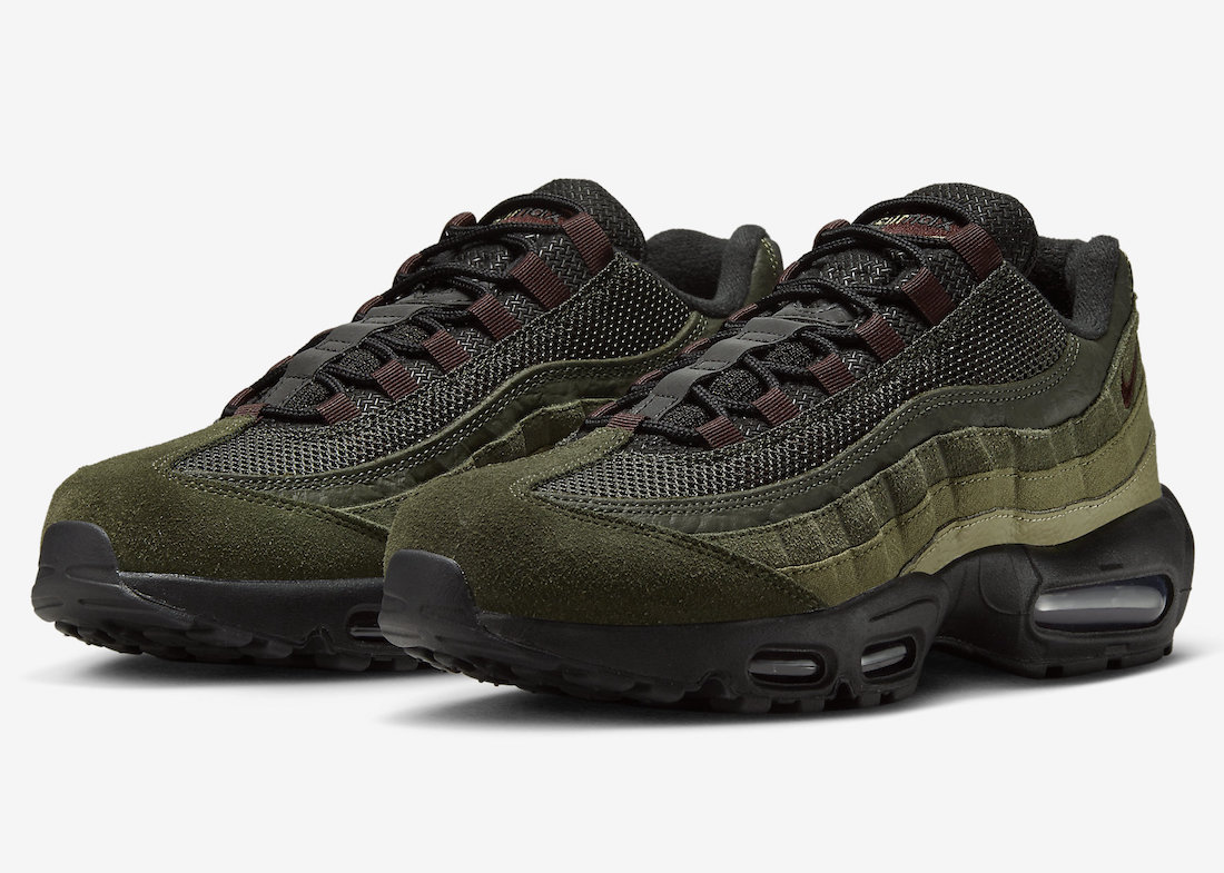 Nike Air Max 95 Black Earth Sequoia Cargo Khaki FD0652-001 Release Date