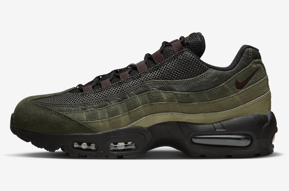 Nike Air Max 95 Black Earth Sequoia Cargo Khaki FD0652-001 Release Date