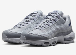 带有海军标志的灰度Nike Air Max 95