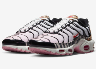 覆盖着异国动物图案的Nike Air Max Plus