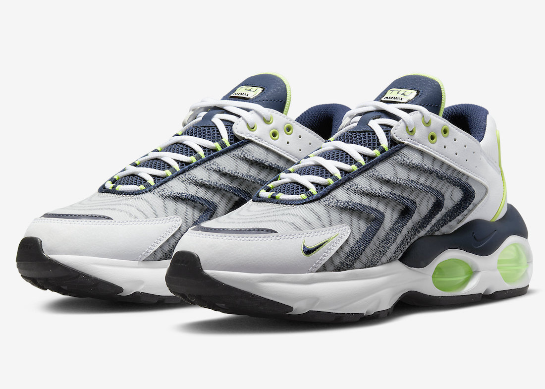 Nike Air Max TW White Midnight Navy Lemon Twist Q3984-101 Release Date