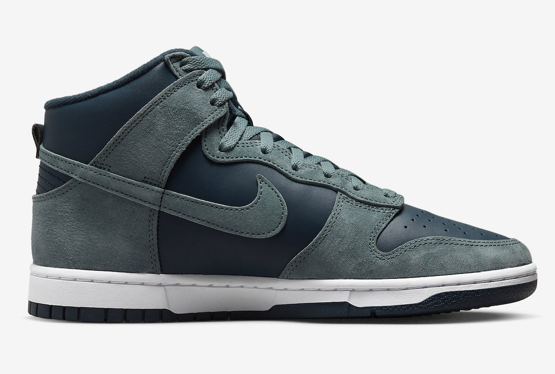 Nike Dunk High Teal Suede DQ7679-400 Release Date