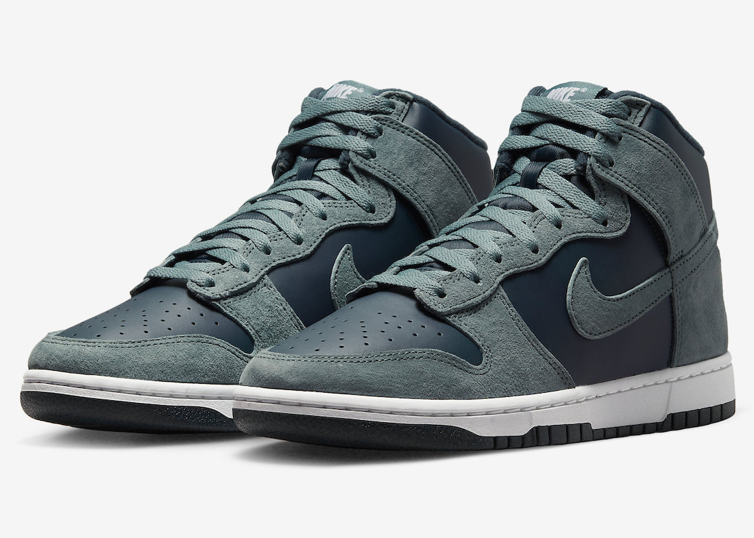 Nike Dunk High Teal Suede DQ7679-400 Release Date