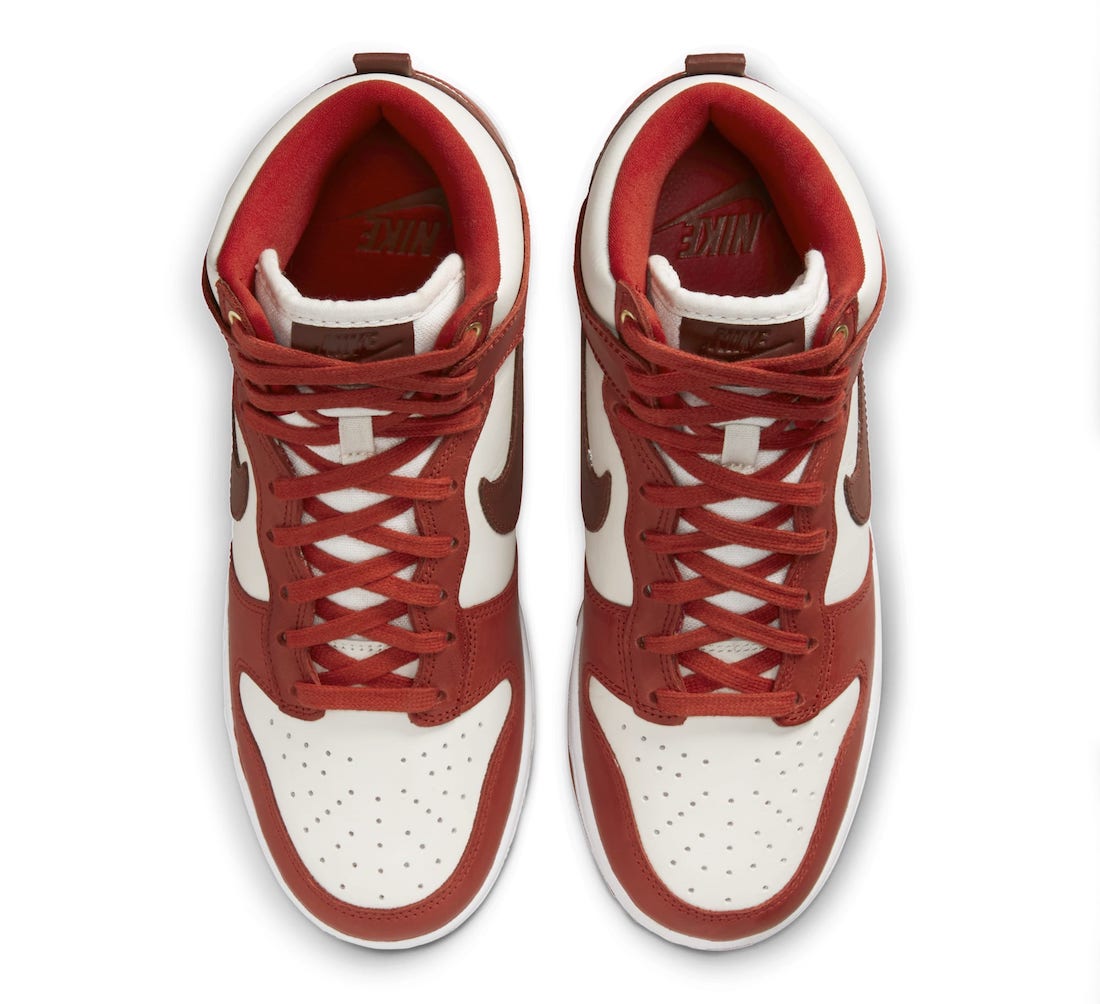 Nike Dunk High LXX Cinnabar Mars Stone Sail White DX0346-600 Release Date