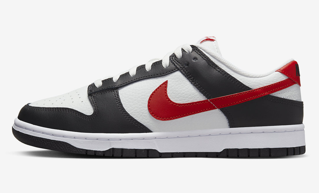 Nike Dunk Low Black White Red Release Date