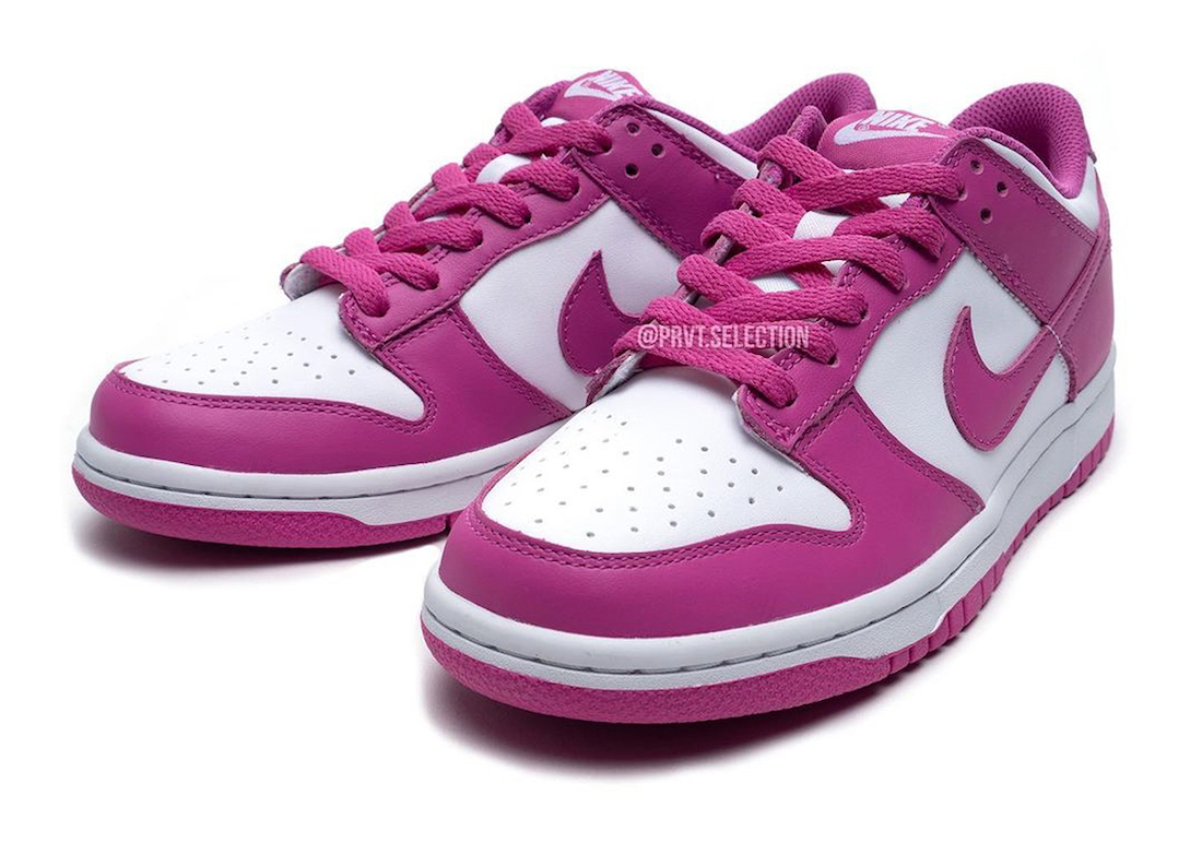 Nike Dunk Low GS Active Fuchsia FJ0704-100 Release Date