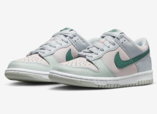 耐克Dunk Low GS “Mineral Teal “的官方照片