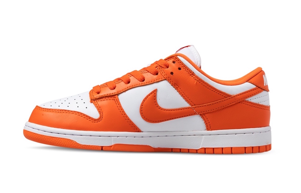 Nike Dunk Low Syracuse Orange White CU1726-101 Release Date Price