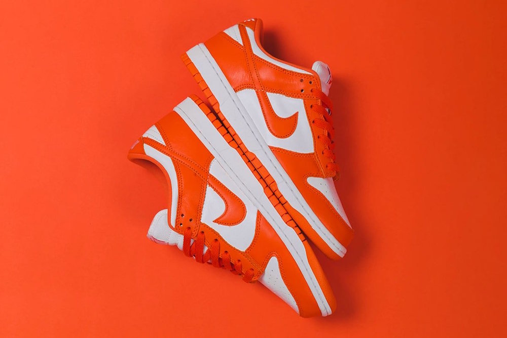 Nike Dunk Low Syracuse Orange White CU1726-101 Release Date Price