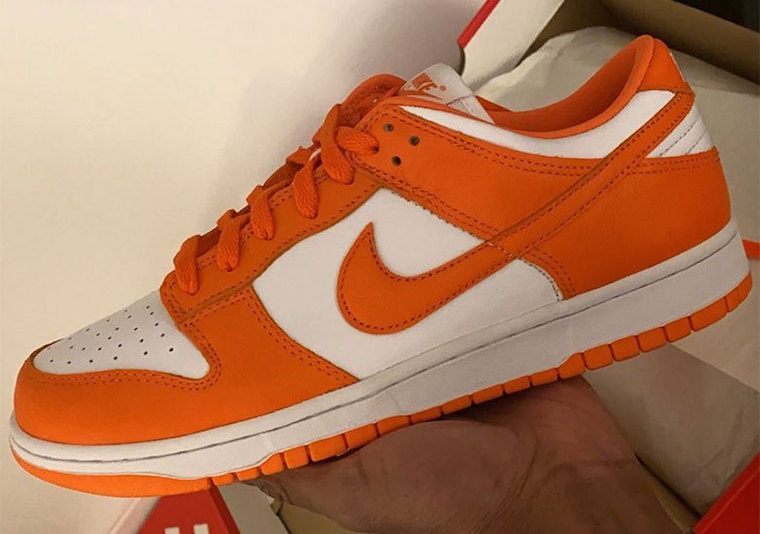 Nike Dunk Low Syracuse Orange White Release Date