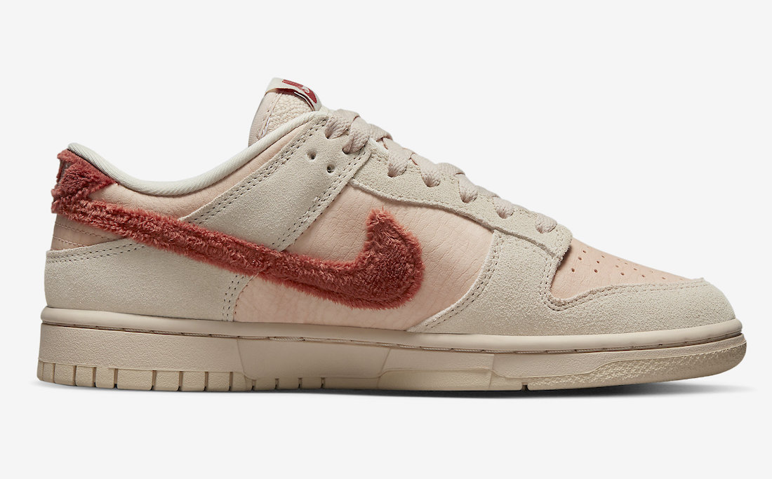 Nike Dunk Low Terry Swoosh Shimmer Mars Stone Sanddrift DZ4706-200 Release Date