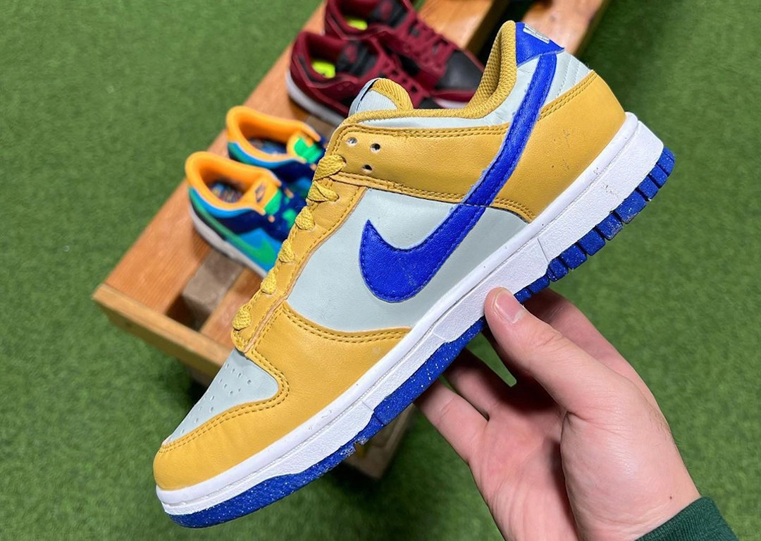 Nike Dunk Low Yellow Blue Release Date