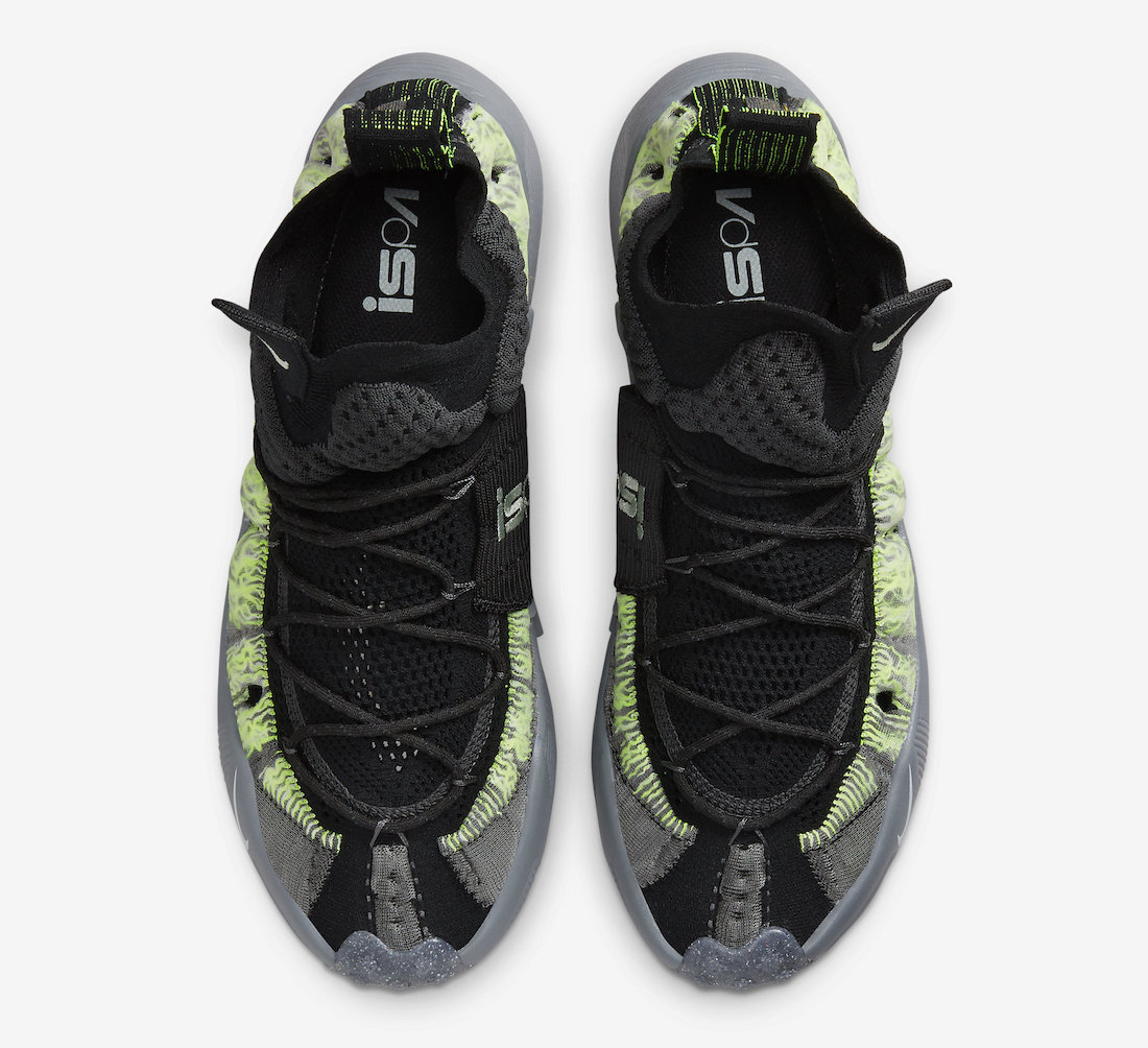 Nike ISPA Sense Flyknit Black Green CW3203-003 Release Date