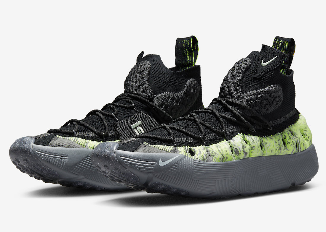 Nike ISPA Sense Flyknit Black Green CW3203-003 Release Date